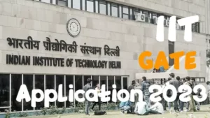 IIT-GATE-Application-2023