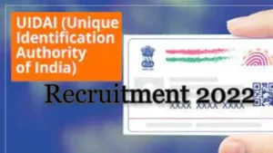 UIDAI-RECRUITMENT-2022