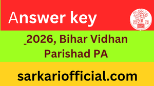 Answer-key-bihar-vidhan parishad-pa