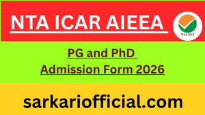 NTA-ICAR-AIEEA-PG-and-PhD